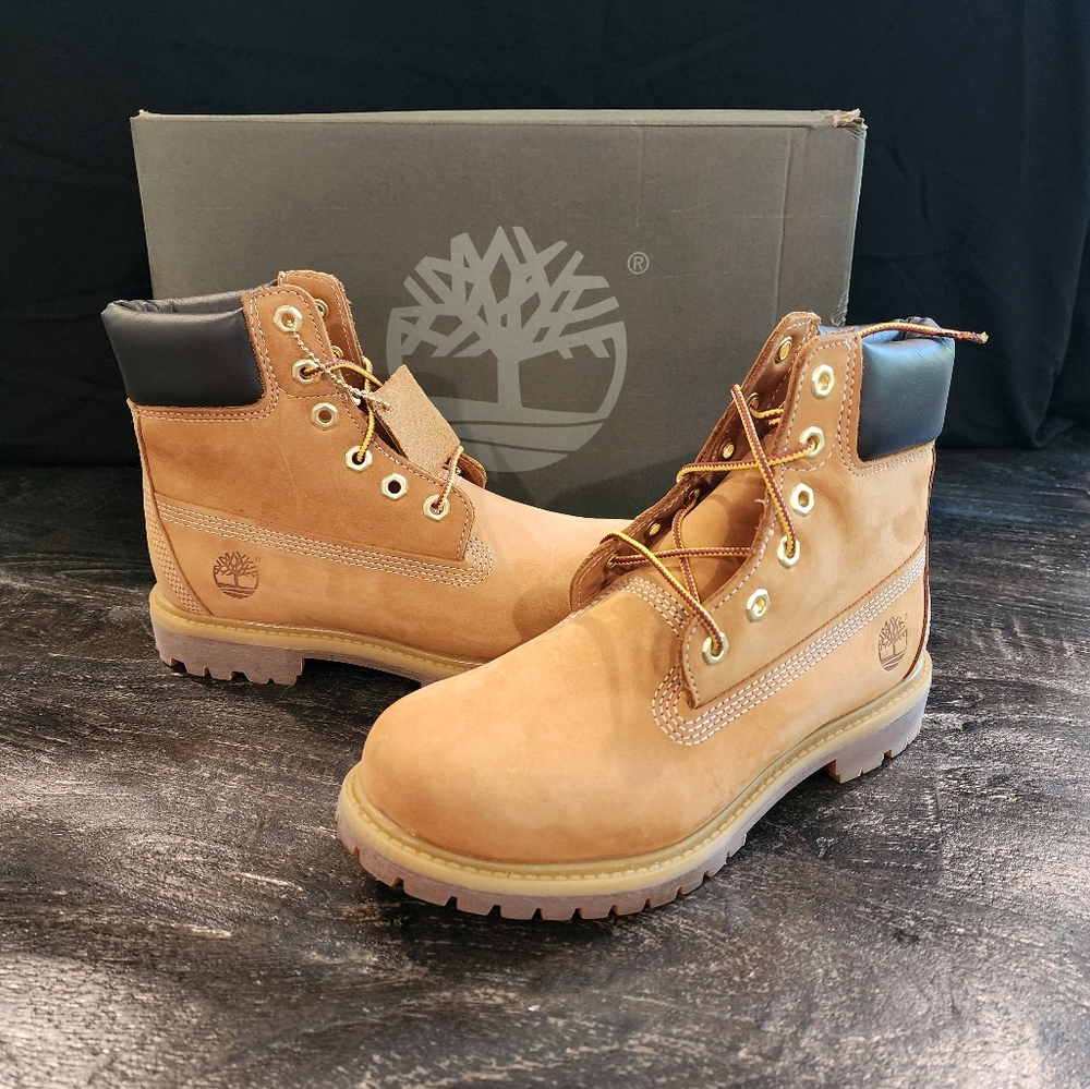 Women's Timberland Premium 6 In Waterproof Boots Wheat Nubuck
